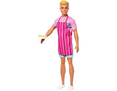 Barbie Ken s kuchárskymi doplnkami
