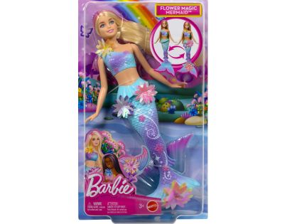 Barbie Kúzelná kvetinová morská panna - blondínka