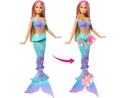 Barbie Kúzelná kvetinová morská panna - blondínka