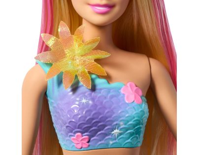 Barbie Kúzelná kvetinová morská panna - blondínka
