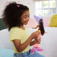 Barbie Kúzelná kvetinová morská panna - tmavovláska 5