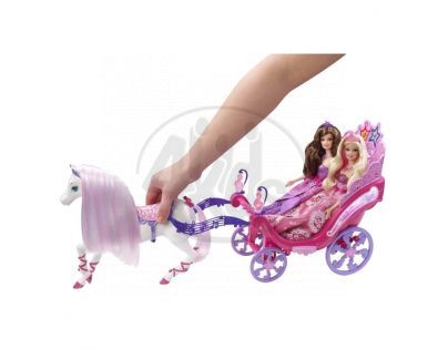 MATTEL Barbie -  Královský kočár X4317