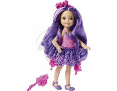Barbie Malá dlouhovláska - Fialové vlasy