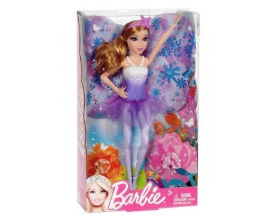 BARBIE W2958 Malá víla - Brunetka fialová