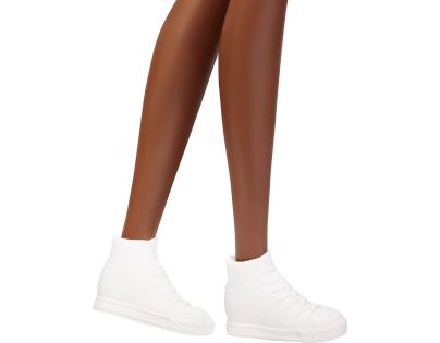 Barbie modelka 30 cm Batikovaný krátky overal