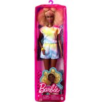 Barbie modelka 30 cm Batikovaný krátky overal 6