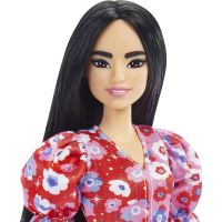 Barbie modelka 30 cm Kvetinové šaty 2