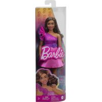 Barbie Modelka Lesklé šaty s volánikom 6