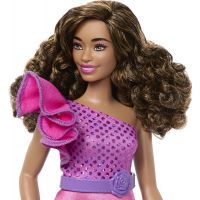 Barbie Modelka Lesklé šaty s volánikom 5