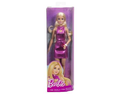 Barbie Modelka - lesklé šaty so srdiečkom
