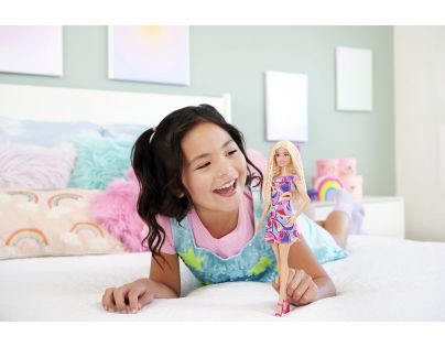 Barbie Modelka Pestrofarebné šaty