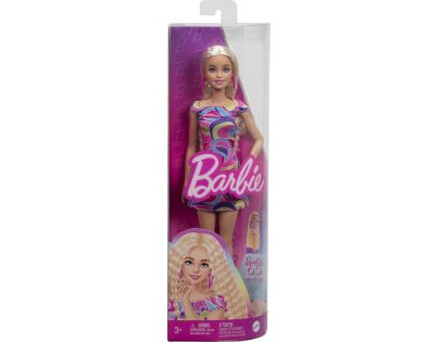 Barbie Modelka Pestrofarebné šaty