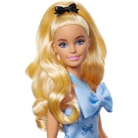 Barbie Modelka - šaty s modrými mašľami 2