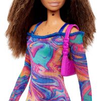 Barbie modelka Dúhové Marble šaty 4