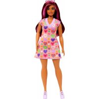Barbie modelka Šaty so sladkými srdiečkami