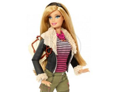 Barbie Modní ikona - Barbie v kožené bundě