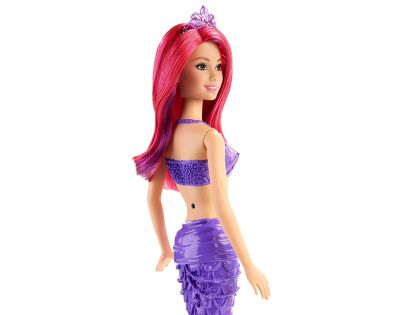 Barbie Mořská panna 34 cm - Fialovo-růžové vlasy
