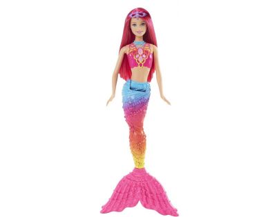 Barbie Mořská panna 34 cm - Růžové vlasy