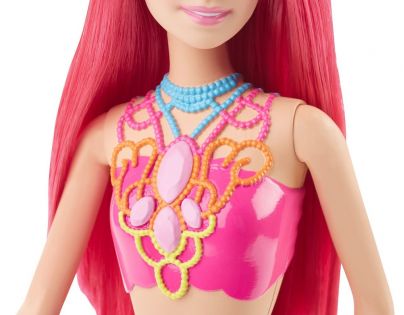 Barbie Mořská panna 34 cm - Růžové vlasy