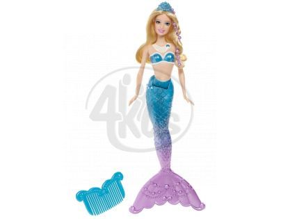 BARBIE BDB47 Mořská panna kamarádka - Blondýnka modrá