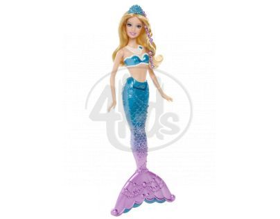 BARBIE BDB47 Mořská panna kamarádka - Blondýnka modrá