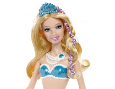 BARBIE BDB47 Mořská panna kamarádka - Blondýnka modrá