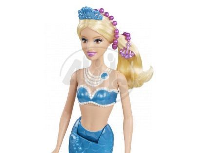 BARBIE BDB47 Mořská panna kamarádka - Blondýnka modrá