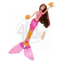 Mattel R4151_T1476 - Barbie Mořská tanečnice (růžová) 2
