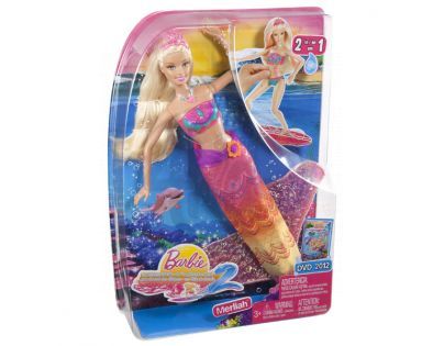 MATTEL  Barbie Mořská víla Surfařka - W2883