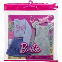 Mattel HYV05 Barbie Oblečenie 2 oblečky a 2 doplnky pre bábiku