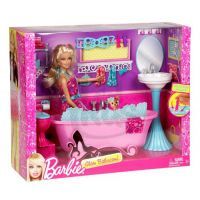 BARBIE Y1319 Panenka a nábytek - Koupelna 3