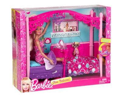 BARBIE Y1319 Panenka a nábytek - Ložnice