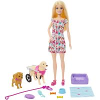 Barbie bábika a psík s invalidným vozíčkom 4