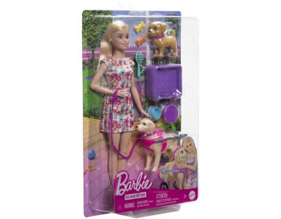 Barbie bábika a psík s invalidným vozíčkom