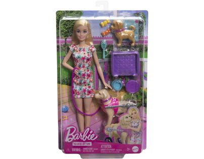 Barbie bábika a psík s invalidným vozíčkom