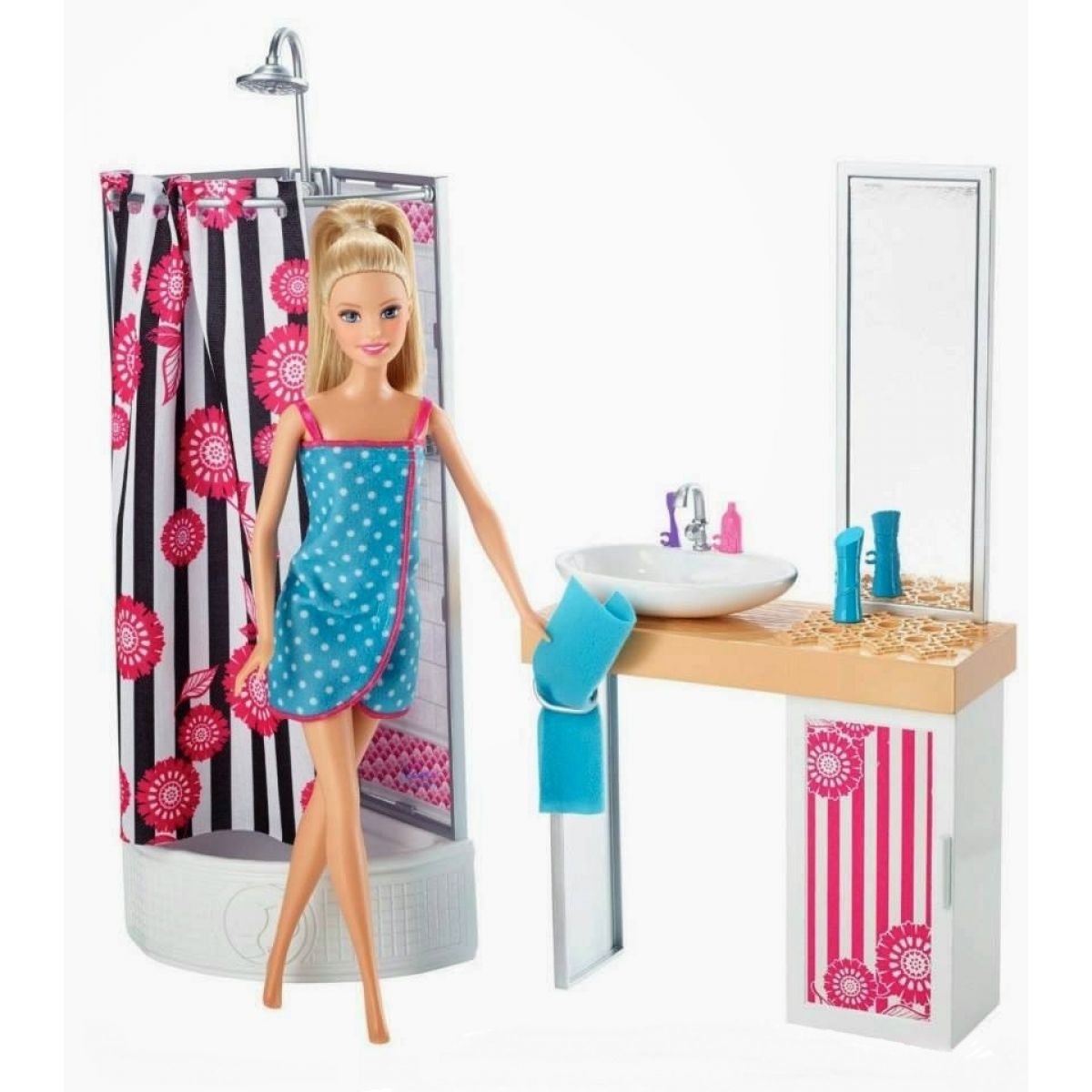 Barbie Panenka a pokojík - Koupelna