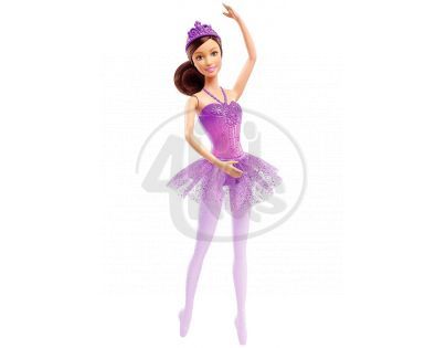 Barbie Bábika balerína 30 cm fialová