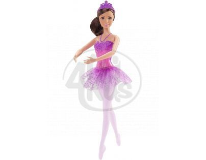 Barbie Bábika balerína 30 cm fialová