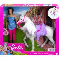 Barbie bábika 30 cm na vychádzke s koňom 6