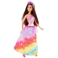 Barbie Panenka princezna - Duhové šaty 2