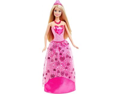 Barbie Panenka princezna - Růžové šaty