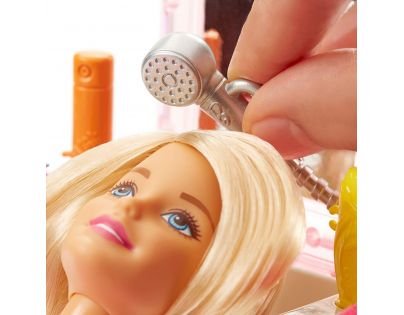 Barbie bábika s nábytkom kadernícky salón