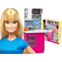 Barbie bábika s nábytkom Kuchynka 3