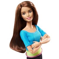 Barbie Panenka v pohybu - Modré triko se žlutým pruhem 4