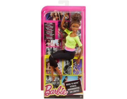 Barbie Panenka v pohybu - Žluté triko