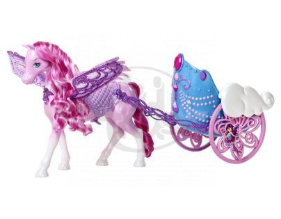 Mattel Y6382 - Barbie Pegas a Létající Kočár