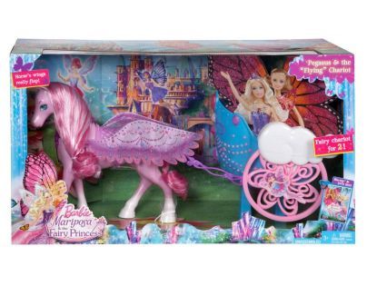 Mattel Y6382 - Barbie Pegas a Létající Kočár