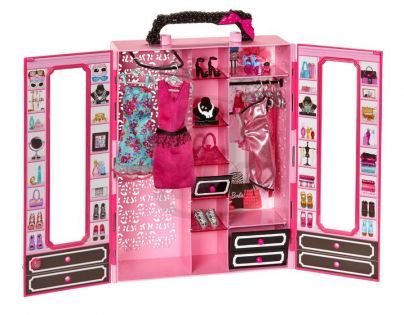 Barbie přenosná módní šatna (MATTEL BMB99)