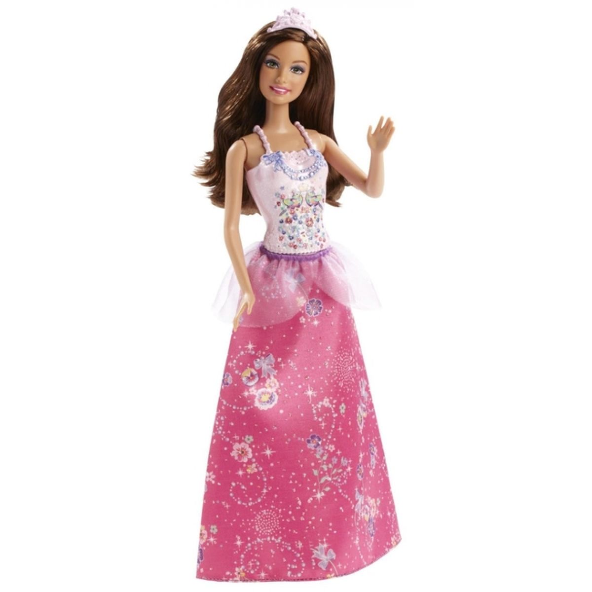 Barbie Prinezna měnitelné prvky - Brunetka