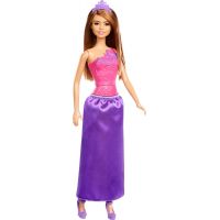 Barbie Princezna s korunkou hnědé vlasy